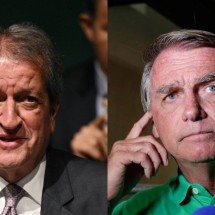 Moraes revoga medida que proibia Valdemar de ter contato com Bolsonaro - Evaristo Sá/AFP; Sergio Lima/AFP