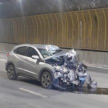 Motociclista morre em colisão com carro no túnel da Cidade Administrativa - Reprodu&ccedil;&atilde;o / Redes Sociais