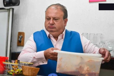 Erick Jacquin passou mal com alimentos vencidos em geladeira de restaurante -  (crédito: Reprodução / Band)