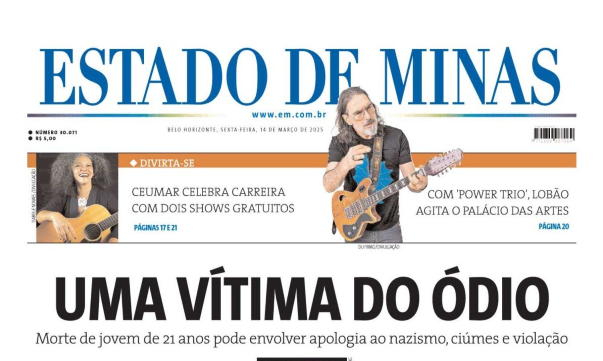 Estado de MInas -  (crédito: Capa do Estado de MInas)