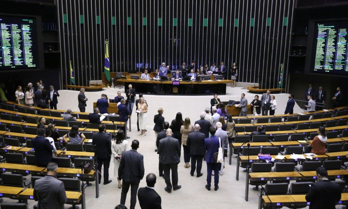 A matéria que permite que autor das emendas não seja identificado foi aprovada por 361 a 33 entre deputados e 64 a 3 entre senadores -  (crédito: Kayo Magalhães/Câmara dos Deputados)