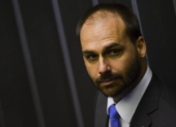 Deputado Eduardo Bolsonaro (PL-RJ). -  (crédito: Marcelo Camarrgo/Agência Brasil )