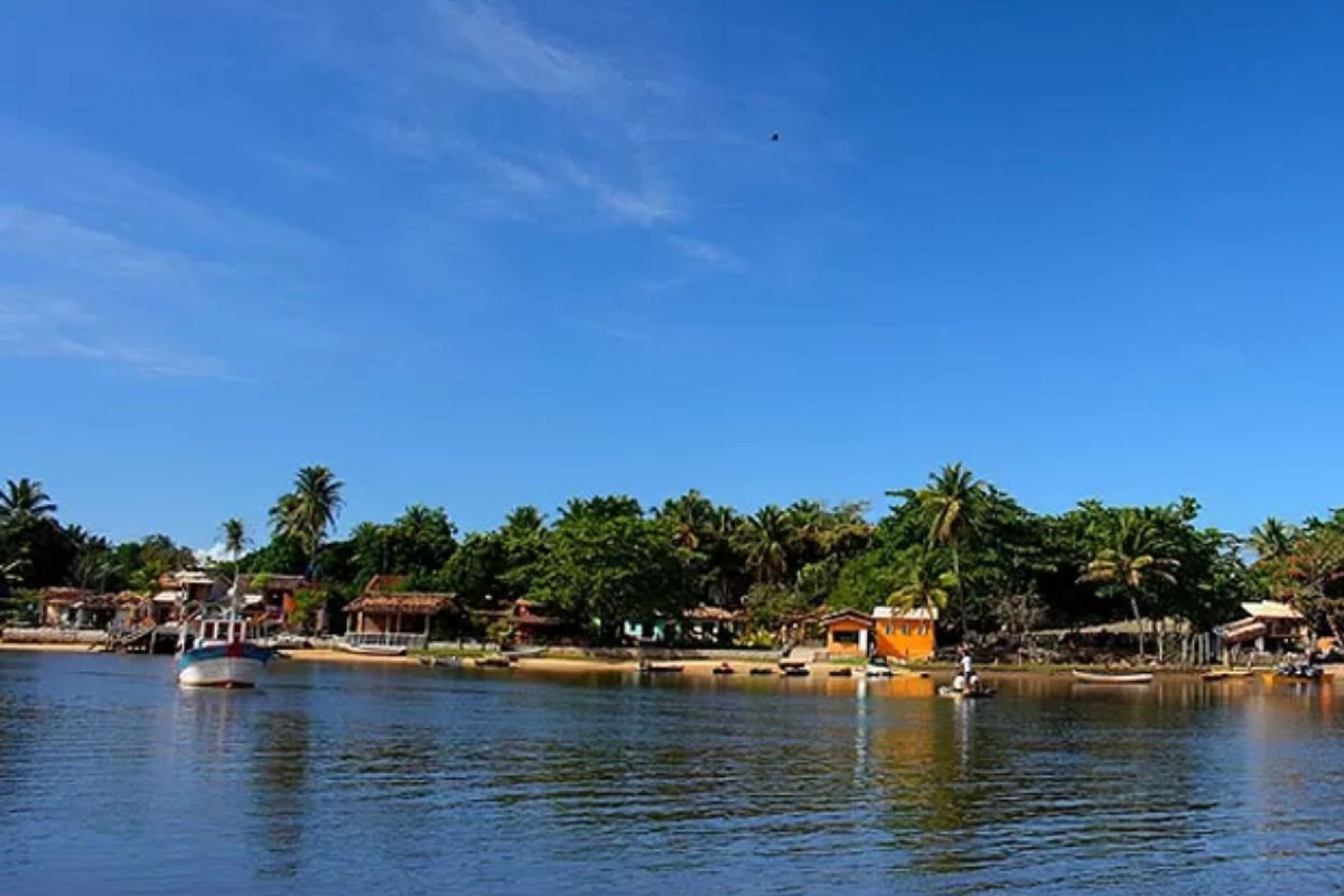 Praia de Caraíva é considerado um destino rústico e paradisíaco 
-Prefeitura de Porto Seguro/Divulgação