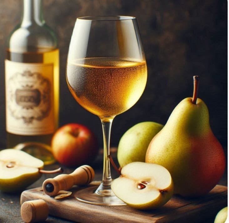 Embora menos comum, essa bebida apresenta um sabor delicado e pode ter notas florais sutis. Costuma ser mais suave que a cidra e uma boa opção para harmonizar com queijos ou sobremesas.