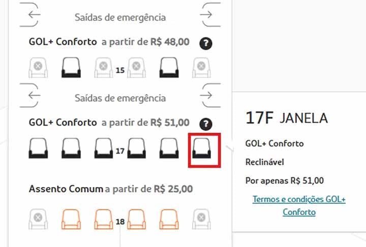 Segundo as regras da AgÃªncia Nacional de AviaÃ§Ã£o Civil (Anac), menores de 16 anos devem ser acomodados obrigatoriamente em assento ao lado de, pelo menos, um adulto responsÃ¡vel. A escolha prÃ©via de um lugar pode gerar cobranÃ§a extra. 


