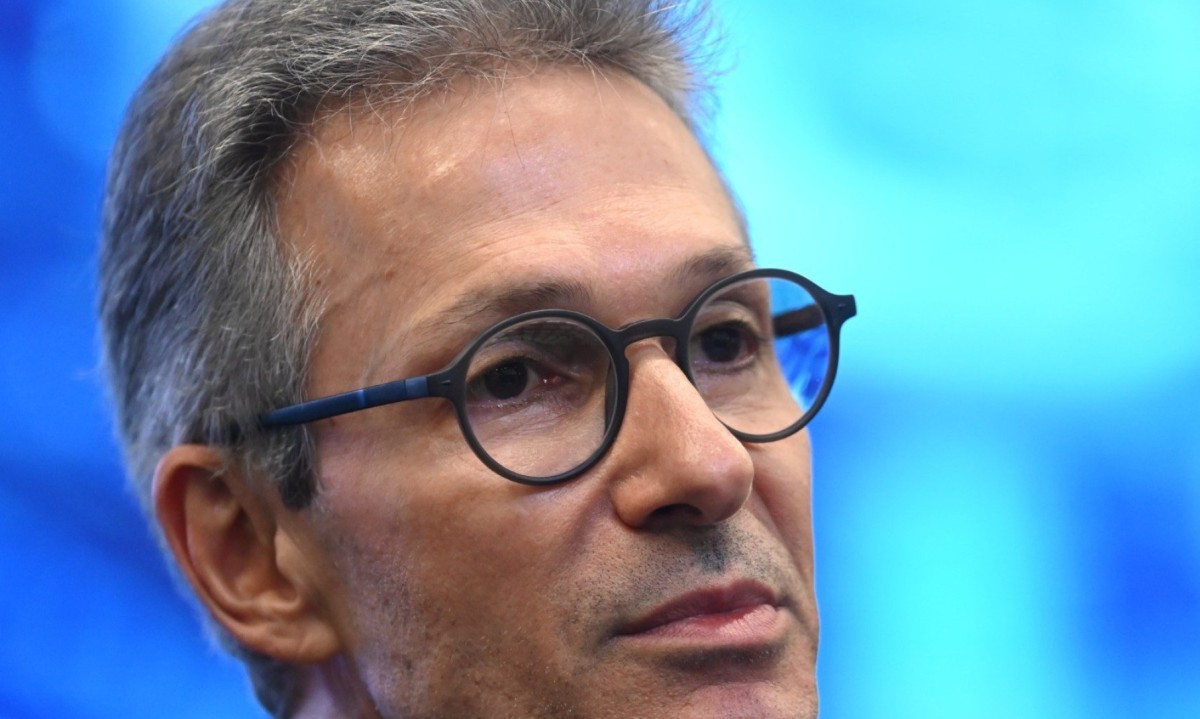 O governador Romeu Zema (Novo) instituiu projeto de terceiriza&ccedil;&atilde;o da gest&atilde;o de escolas por organiza&ccedil;&otilde;es sociais sem fins lucrativos em 2022, mas que foi paralisado por medida cautelar do TCE-MG  -  (crédito: Leandro Couri/EM/D.A Press)