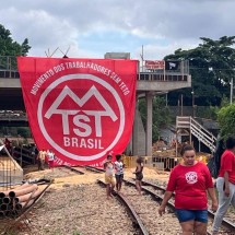Metrô de BH: manifestantes desocupam obras da Linha 2 - Ed&eacute;sio Ferreira/EM/DA Press