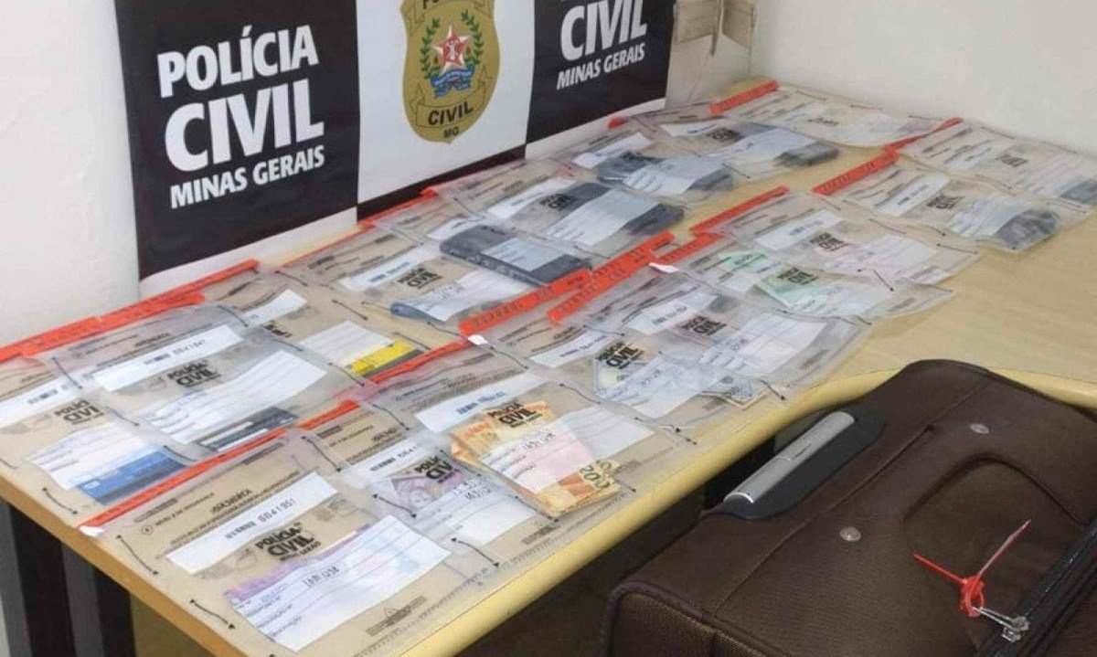 Investigação vai apurar motivo de vinda de criminosos de São Paulo para Contagem -  (crédito: Divulgação/ PCMG)
