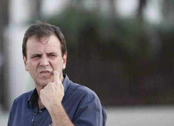 Eduardo Paes, prefeito do Rio de Janeiro, de olho nas Laranjeiras -  (crédito: Fernando Frazão/Agência Brasil)