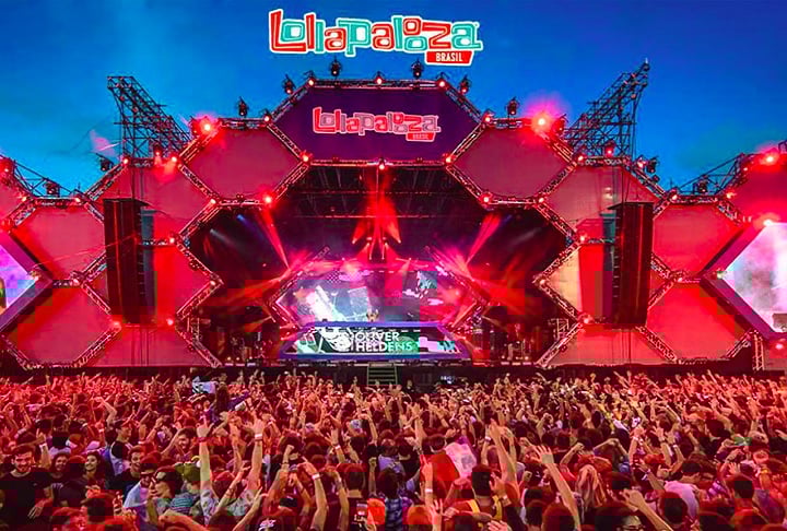 Nos dias 28, 29 e 30 de março acontece a 12ª edição do festival de música Lollapalooza Brasil. Criado em 1991, nos Estados Unidos, o evento estreou em São Paulo em 2012 e se fixou no calendário de festivais do país. 

-divulgação