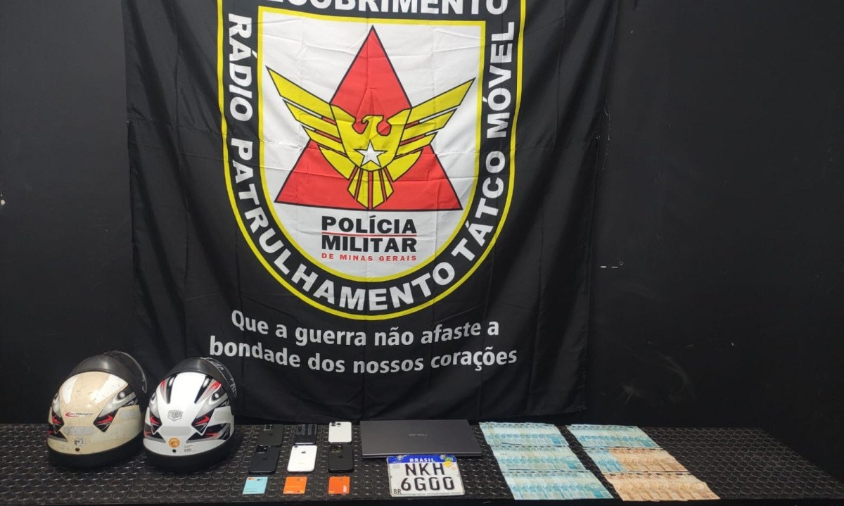 Suspeito foi localizado depois que vítima de furto em BH conseguiu rastrear seu aparelho celular -  (crédito: PMMG / Divulgação)
