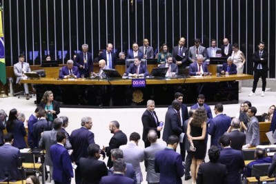 O Congresso aprovou o Orçamento de 2025 de forma simbólica -  (crédito: Vinicius Loures/Câmara dos Deputados)