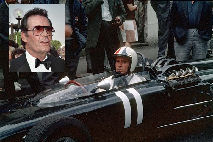 James Garner - O ator americano (1928-2014) teve mais de 50 anos de carreira no cinema. Amava corridas e, por nÃ£o ser muito habilidoso, dedicou-se a comandar uma equipe. Foi dono da American International Racers. Participou de  algumas corridas e pilotou o Pace Car nas Indy 500. 