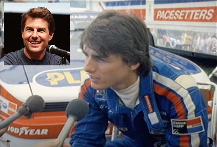 Tom Cruise - O ator americano, conhecido por dispensar dublês em muitas cenas de alto risco, surgiu nas pistas de corrida nos anos 1990, incentivado por Paul Newman. Venceu uma disputa em Road America em 1988. Ele não evoluiu porque, segundo seu instrutor, queria dar tudo nas primeiras voltas, era afoito e agressivo ao volante. Mas até hoje adora carros e dirige muito bem.