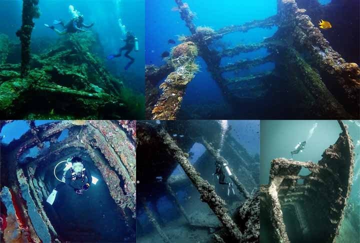 O topo do USAT Liberty fica a apenas 10 pés (3 metros) de profundidade, tornando este naufrágio perfeito também para snorkeling. O navio era originalmente de guerra americano e, em 1942, foi torpedeado pelos japoneses na costa de Bali. 