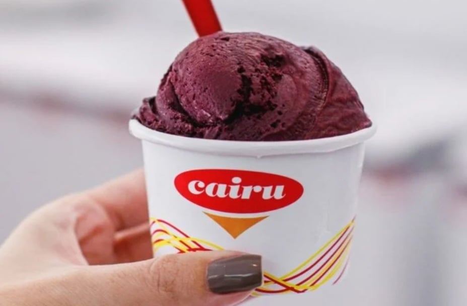 A outra é a sorveteria Cairu , em Belém , no Pará. Fundada em 1964, a rede foi declarada como patrimônio cultural de natureza material e imaterial do Pará no começo de 2024. Usa ingredientes típicos da Amazônia, com destaque para o sorvete de açaí.