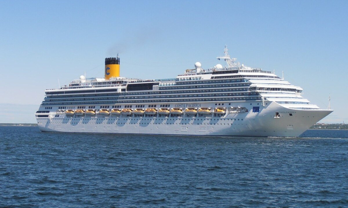 Costa Pacifica, fretado para o evento, enfrentou problemas de overbooking     
     -  (crédito: Costa Cruzeiros/Divulgação)
