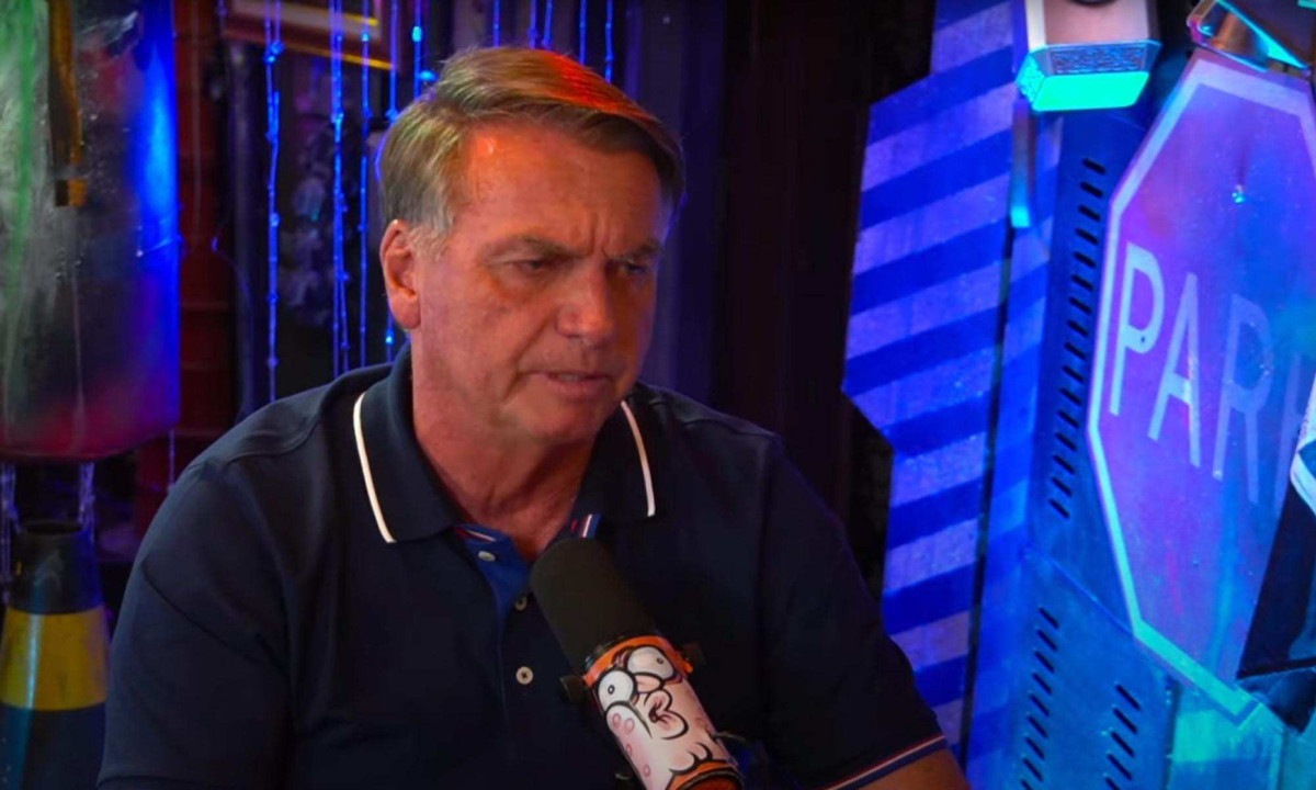 O ex-presidente Jair Bolsonaro participou do podcast Inteligência Limitada nesta segunda-feira -  (crédito: Reprodução/Redes Sociais)