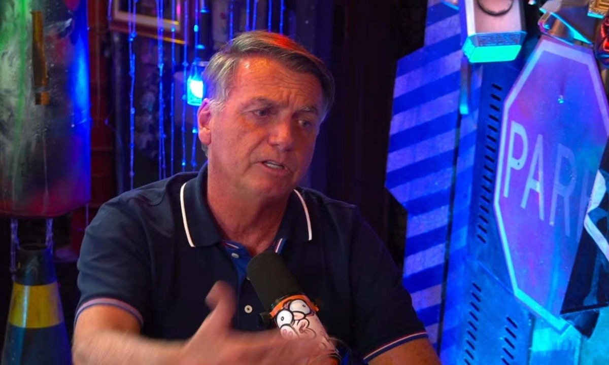 O ex-presidente Jair Bolsonaro participou do podcast Inteligência Limitada nesta segunda-feira -  (crédito: Reprodução/Redes Sociais)
