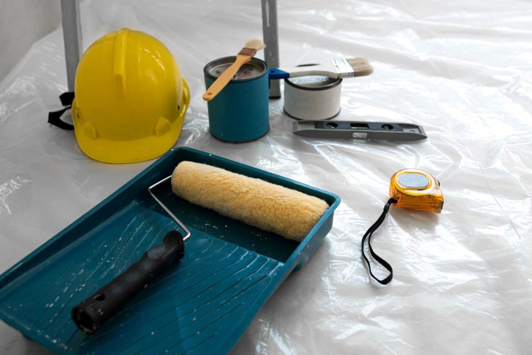 Utensílios de pintura para casa 