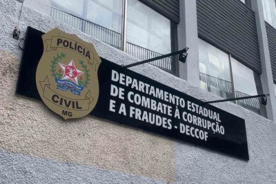 Fachada do Departamento Estadual de Combate a Corrup&ccedil;&atilde;o e a Fraudes (Deccof) -  (crédito: Denys Lacerda/EM/D.A Press)