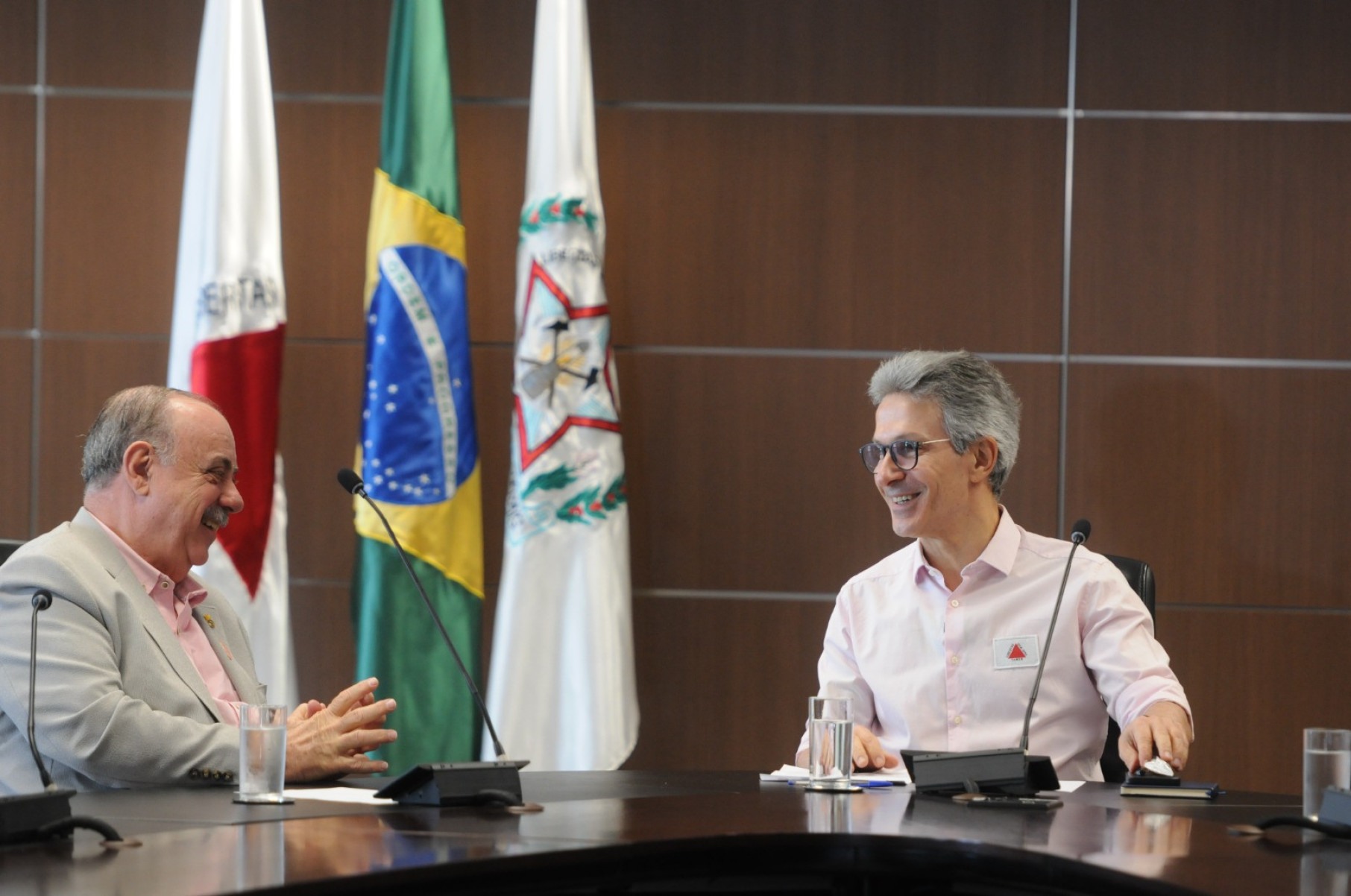Zema e Fuad cultivaram relação republicana durante mandato do prefeito de Belo Horizonte-Leandro Couri/EM/D.A Press