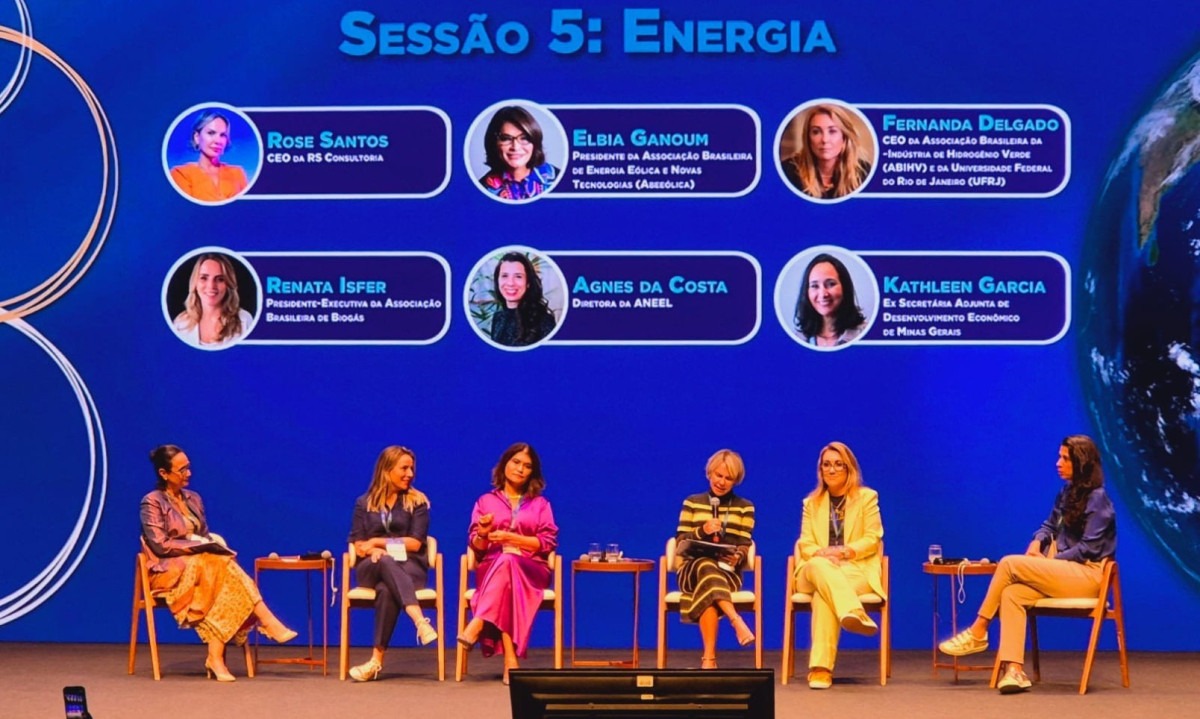 Nos painéis, foram abordados tópicos estratégicos como economia, inovação e liderança feminina no fomento de negócios sustentáveis, entre outros -  (crédito: Jair Amaral/EM/D.A Press)