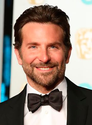 Bradley Cooper - Nascido em 5/1/1975 na Filadélfia, no estado da Pensilvânia, nos Estados Unidos, o ator, diretor de cinema e produtor mede 1,85 metro. 