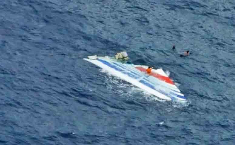O avião caiu no Oceano Atlântico, em 1/6/2009, após passar por uma turbulência muito severa 