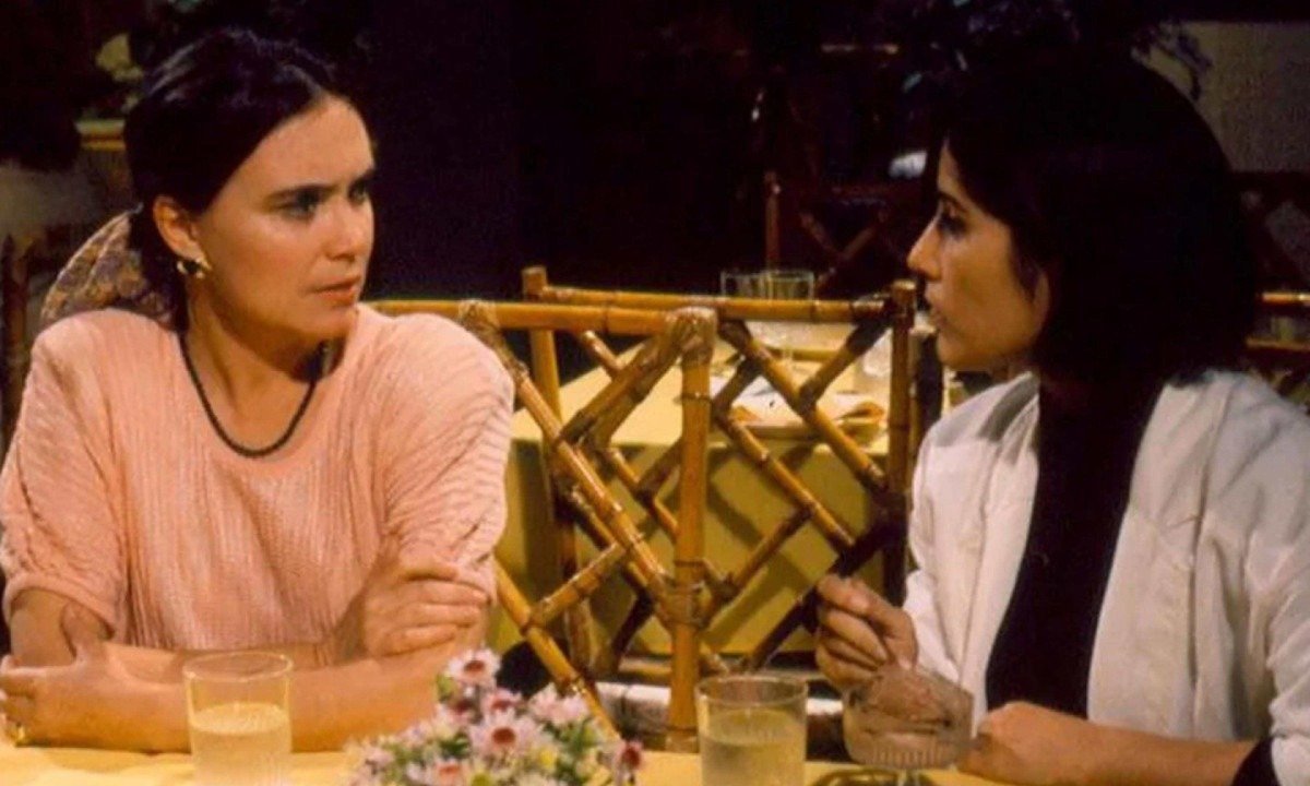 Regina Duarte e Glória Pires em Vale Tudo 1988