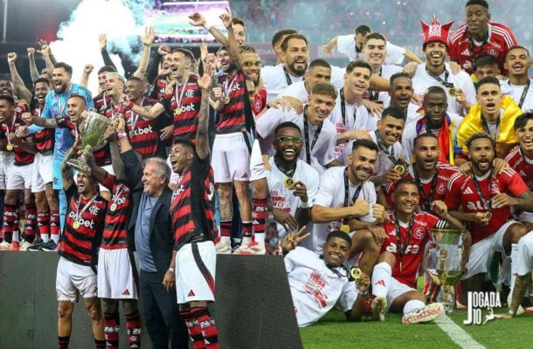 Flamengo x Internacional terá troca de faixas no Maracanã