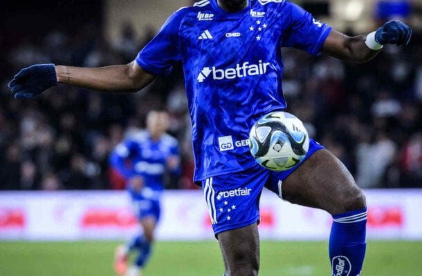 BOLASIE - Entrou já nos acréscimos, praticamente não pegando na bola. Dessa forma, fica SEM NOTA. Foto: Gustavo Aleixo/Cruzeiro