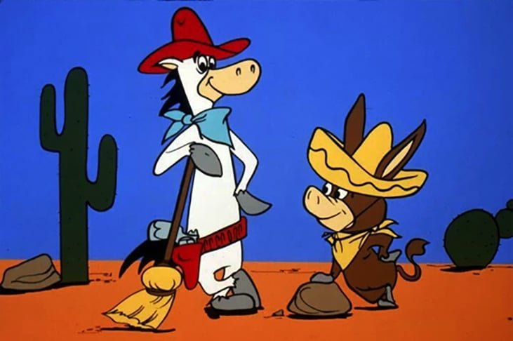 Pepe Legal e Babalu (1959) - Foi a vez do cavalo-xerife Pepe Legal fazer sucesso com a garotada. Enrolado que só ele, tinha um burro "inteligente", o Babalu, para tirá-lo das trapalhadas. Foram 3 temporadas e 45 episódios.