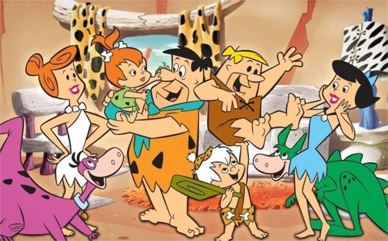 Flintstones (1960) - Um dos grandes ícones do estúdio. Mostrava o dia a dia de Fred e Wilma Flintstone (e depois Pedrita), com Dino (dinossauro de estimação), e os amigos Barney e Betty Rubble (depois Bam-Bam). Eles viviam na Idade da Pedra mas com itens "moderninhos".