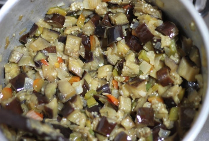 Berinjela – 24 kcal/100g. Fonte de fibras, antioxidantes e potássio. Pode ser grelhada, refogada ou assada.

