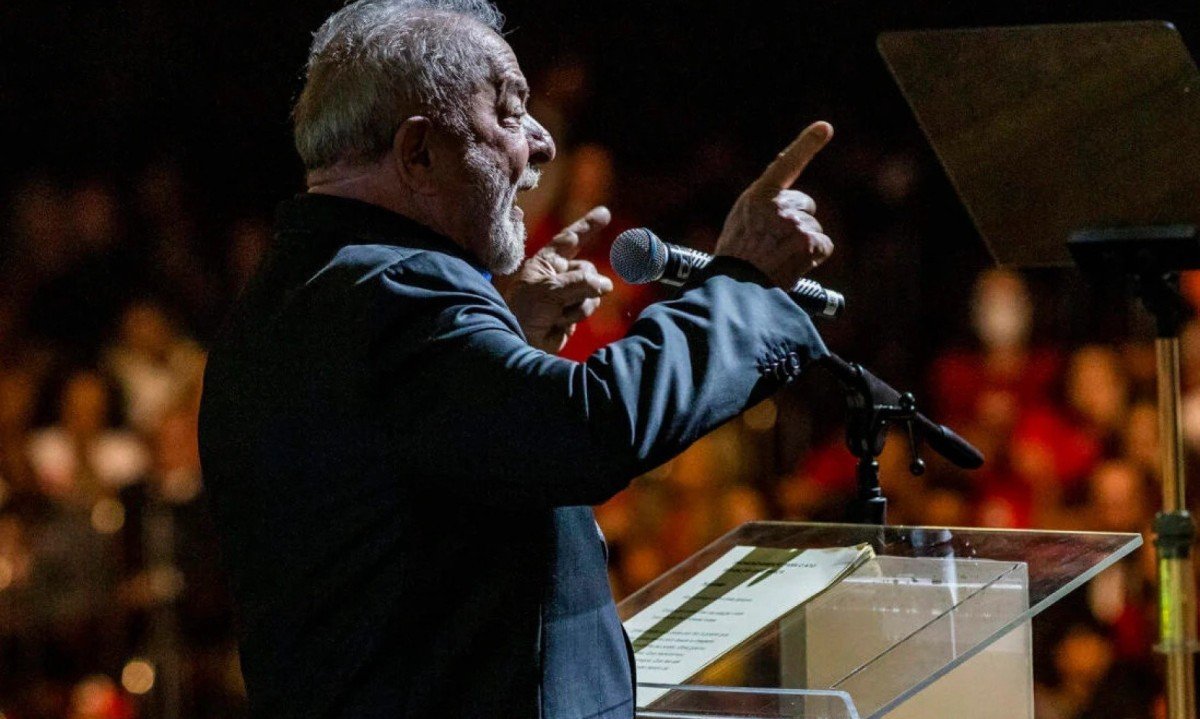 Lula em evento de campanha à eleição em 2022; imagem meramente ilustrativa -  (crédito: Oliver Kornblihtt/Midia NINJA)