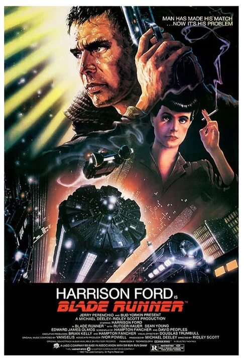 “Blade Runner” (1982): O filme é uma adaptação direta do romance de 1968 "Androides Sonham com Ovelhas Elétricas?", do renomado autor de ficção-científica Philip K. Dick.