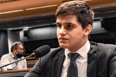 O caso aconteceu em agosto de 2023, quando Pavanato, ainda sem ter sido eleito vereador, foi gravar vídeos para provar que há 'doutrinação na universidade pública' -  (crédito: Divulgação)