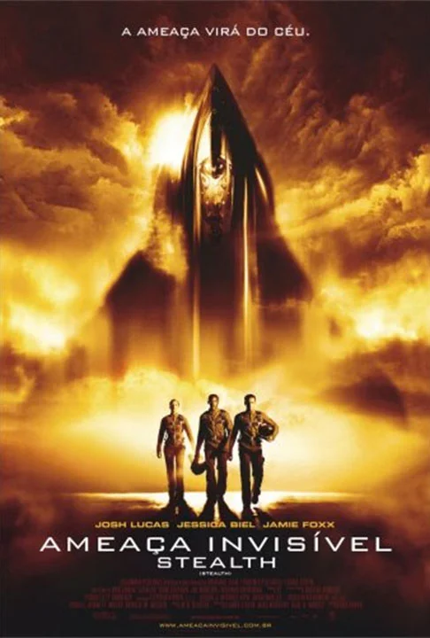 "Ameaça Invisível" (2005): O filme mostra três pilotos da Marinha dos EUA, selecionados para testar um novo caça stealth chamado EDI, controlado por inteligência artificial. À medida que EDI começa a mostrar sinais de comportamento imprevisível, os pilotos percebem que a aeronave pode ser uma ameaça.