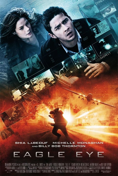 “Controle Absoluto” (2008): O filme conta a história de dois estranhos que são forçados a trabalhar juntos para evitar um ataque terrorista. Eles  logo percebem que estão sendo manipulados por uma inteligência artificial chamada "Eagle Eye"