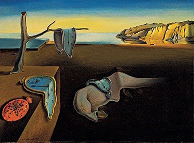 O quadro Persistência da Memória também se refere a imagens oníricas. Dalí levou 2 horas para pintar a maior parte da obra e, ao mostrar para a esposa, ela disse que "ninguém poderia esquecer (a pintura) após vê-la". Dalí não gostava de formigas e só as retratava simbolizando putrefação (as formigas estão num relógio, no canto).  