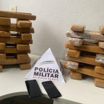 BR-381: jovem é preso transportando droga para quitar dívida com traficante - PMMG/Divulgação