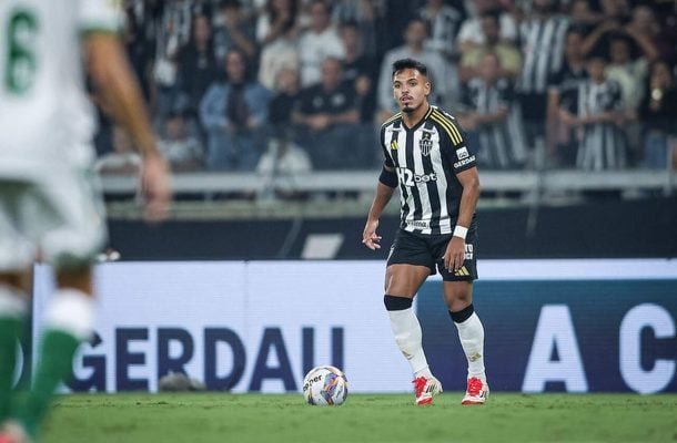 GABRIEL MENINO - Um erro de passe seu gerou o lance de maior perigo ao gol do Atlético. Na criação, poderia ser um pouco mais objetivo. Perdeu uma chance de ouro no segundo tempo. Saiu aos 31 minutos da etapa final para dar vaga a Fausto Vera NOTA 6,0. Foto: Pedro Souza / Atlético