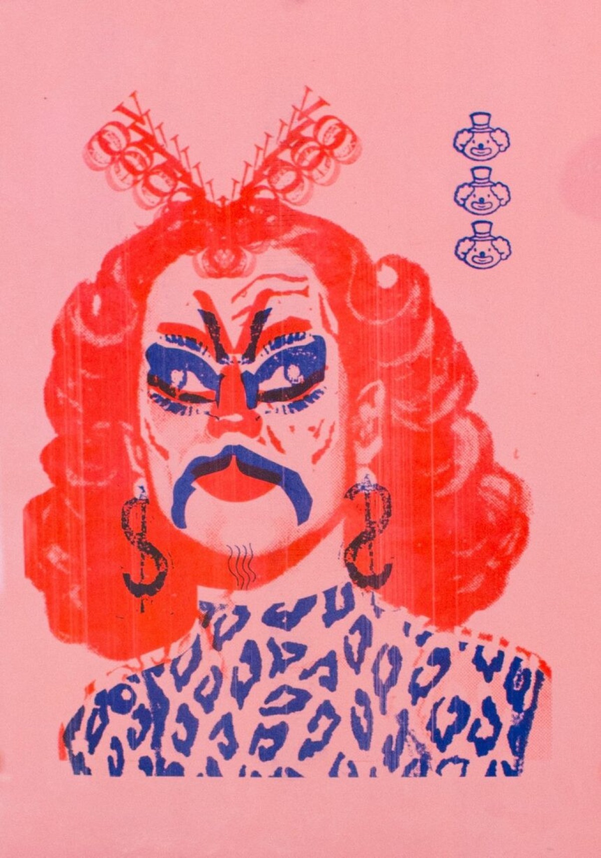 Obra "Madame Bigode" do artista Amorim