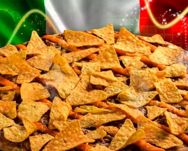 Mexicana - O nacho, clássico da culinária do México, é obviamente o ingrediente principal dessa pizza. A receita ainda traz carne moída apimentada e uma mistura de queijos cheddar, muçarela e requeijão. Sugerida por Bambinella.