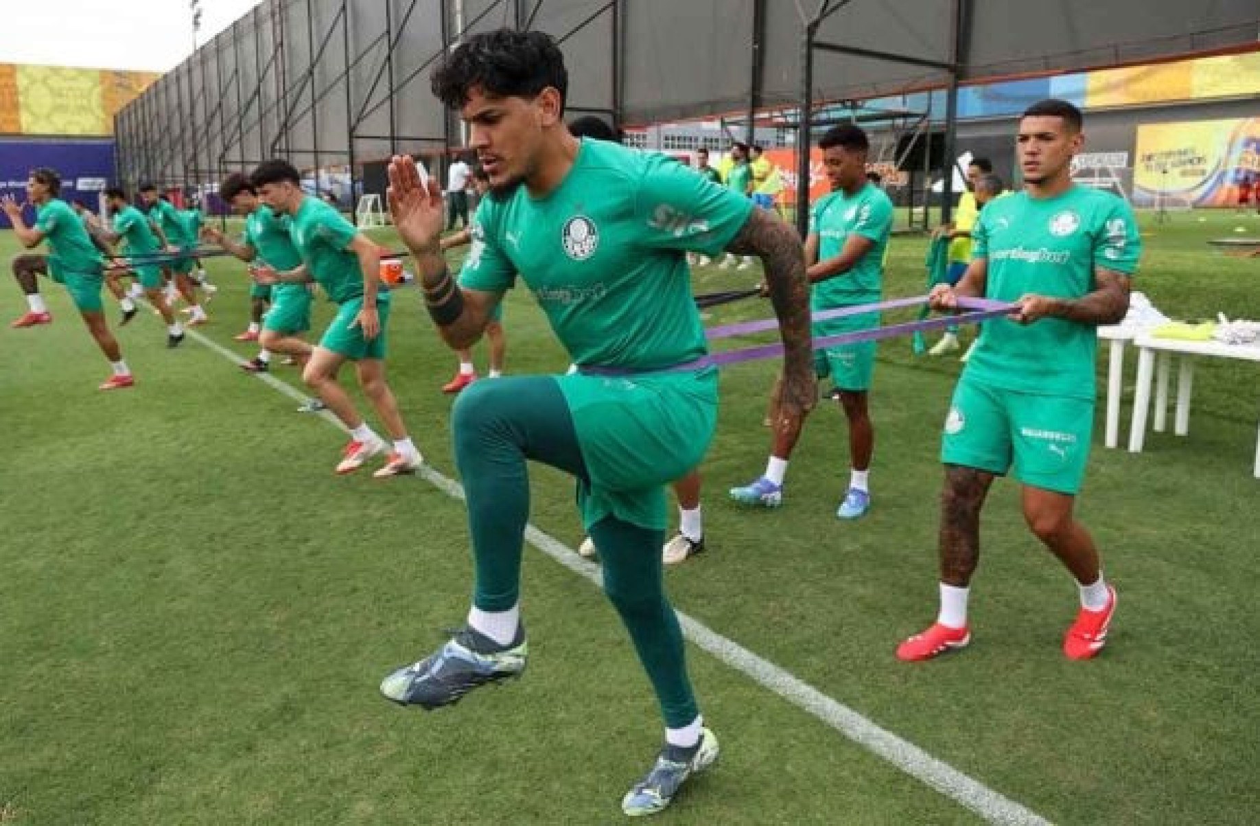 Palmeiras encerra preparação para a estreia na Libertadores Palmeiras encerra preparação para a estreia na Libertadores