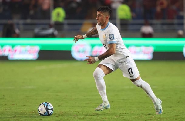 CRISTIAN OLIVERA - Substituto de Pavón aos 18 do 2º tempo e teve o mérito de fazer o eficaz cruzamento para o gol de Braithwaite, o segundo dos gremistas. Quase fez o terceiro gol fim. NOTA 6,0. Foto: Lucas Uebel/Grêmio