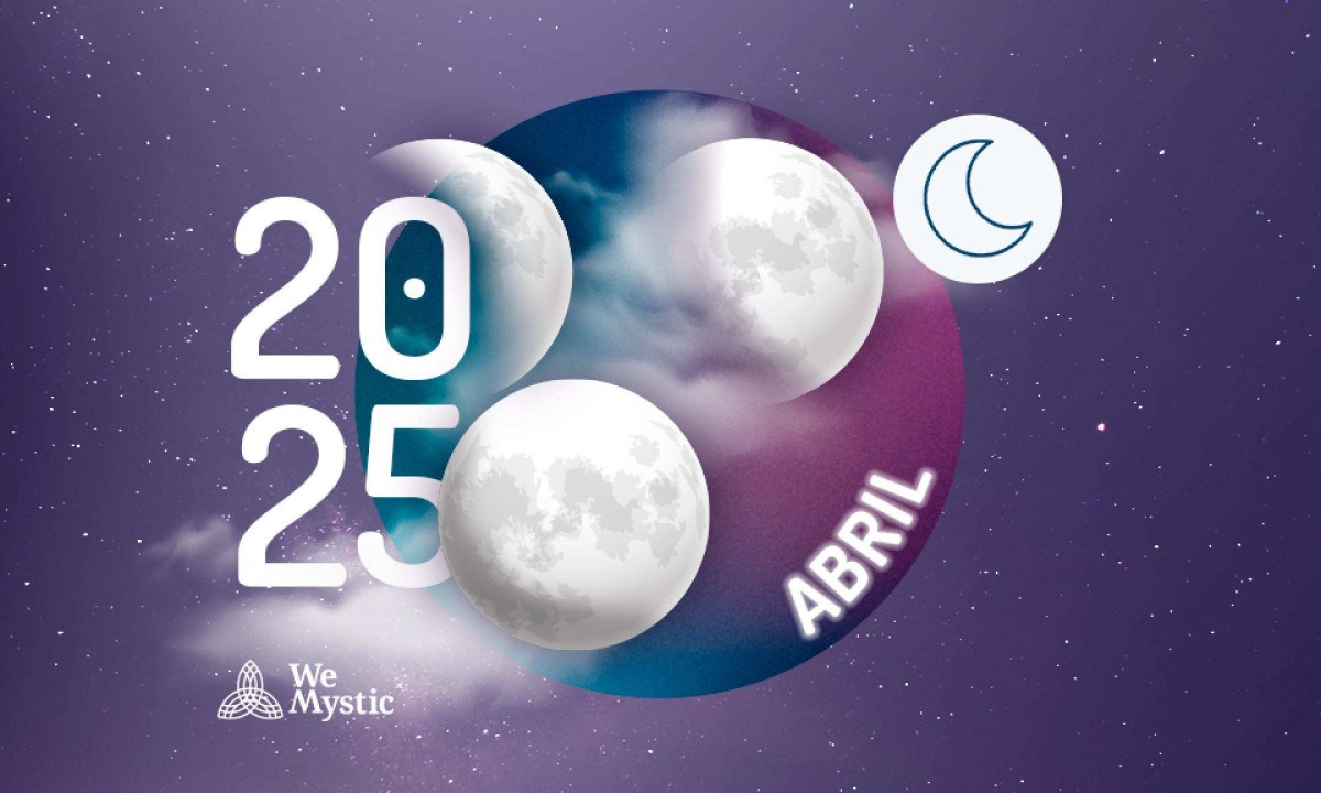 Fases da Lua em Abril de 2025: agora é a hora de agir! -  (crédito: Wemystic)
