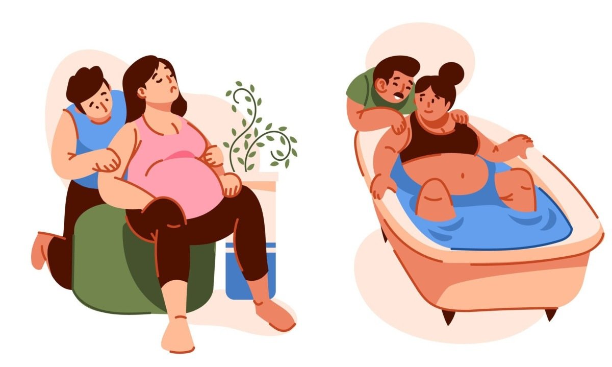 Segundo a pesquisa, os recém-nascidos cujas mães fizeram o controle da dor com imersão em água apresentaram melhor pontuação de Apgar -  (crédito: Freepik)