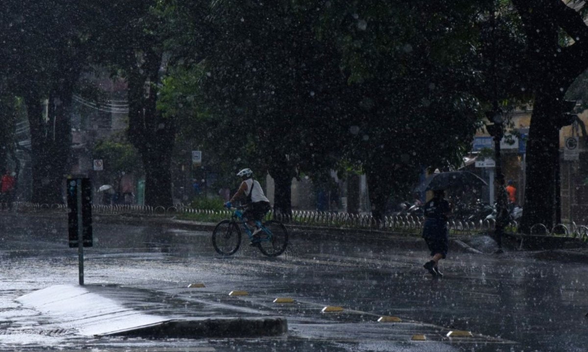 População deve evitar áreas de inundação e não subestimar pancadas de chuva
 -  (crédito: Gladyston Rodrigues/EM/D.A Press)